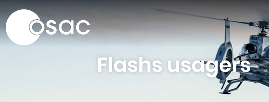 OSAC flash usagers