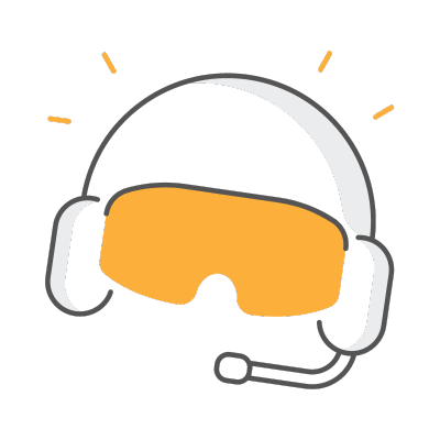 Image représentant un pilote avec un casque